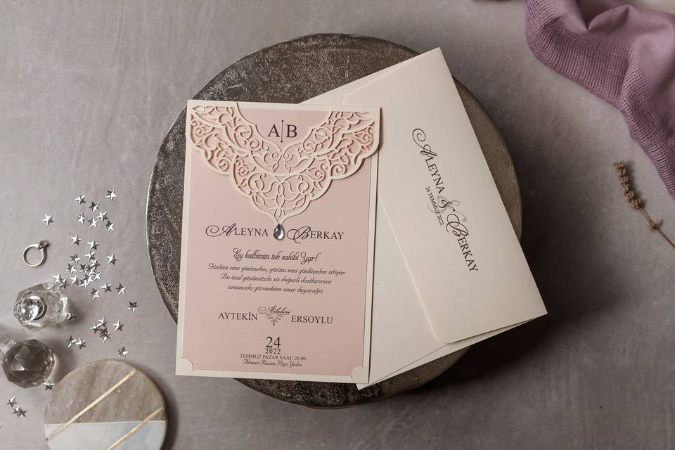 Faire Part Mariage Diamant Cen
