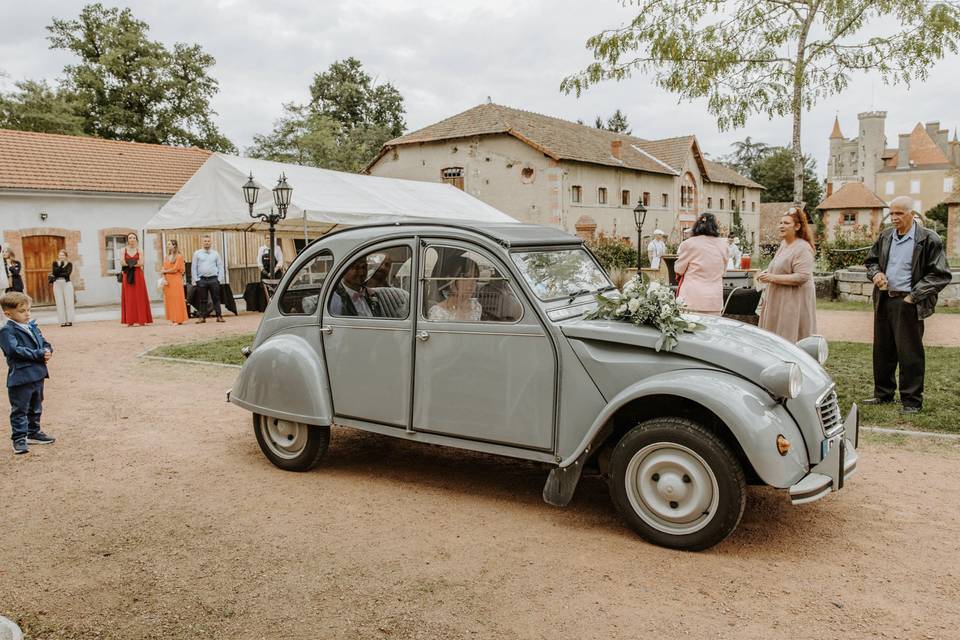 Arrivée des mariés