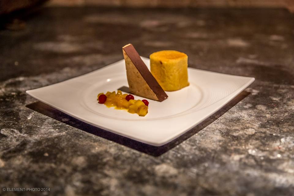 Duo de foie gras aux figues