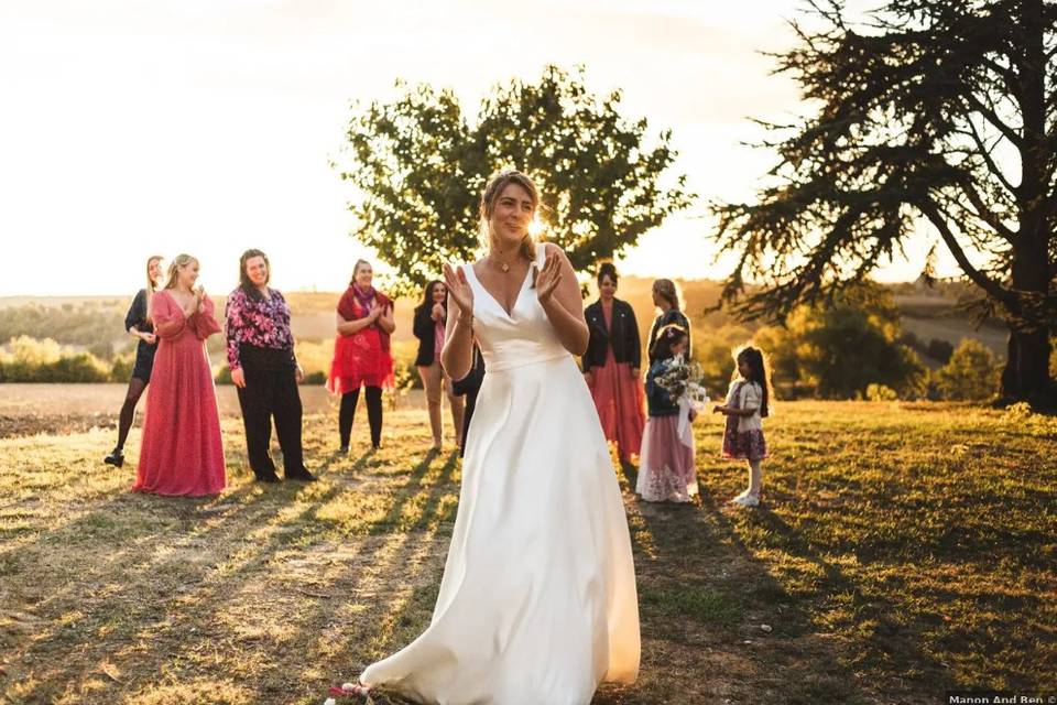 Lancé de bouquet