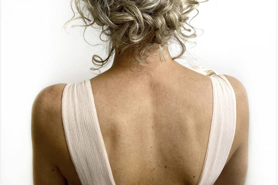 Coiffure curly hair