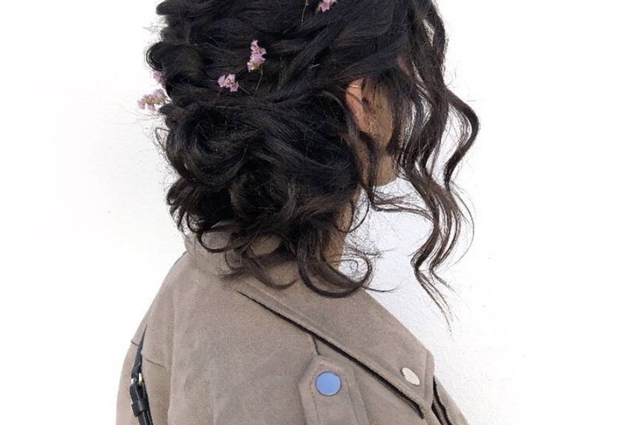 Chignon bohème
