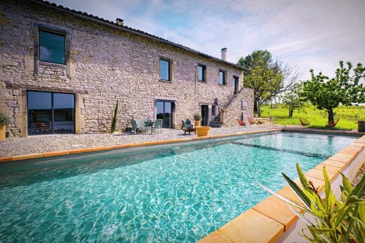Piscine Gîte 14 couchages