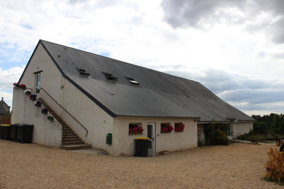 Vue extérieure salle