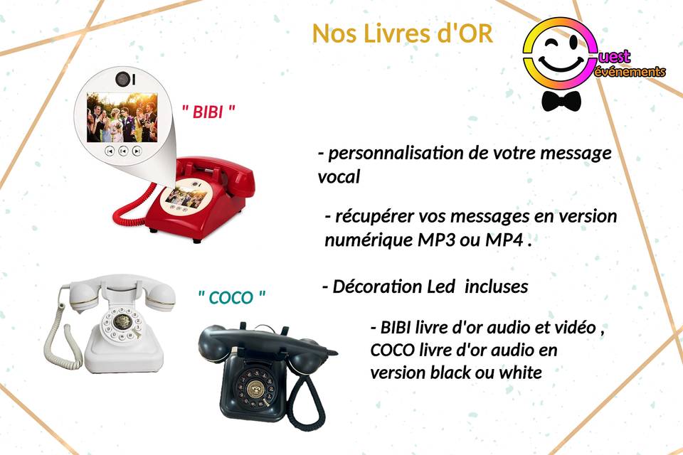Nos livres d'or audio et vidéo