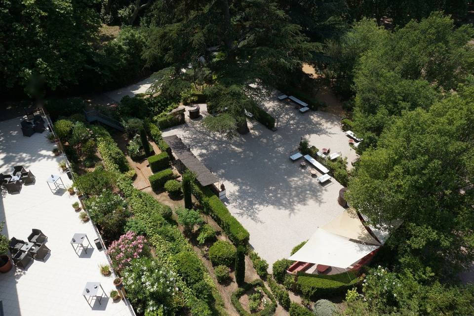 Le terrasse et le jardin aérien