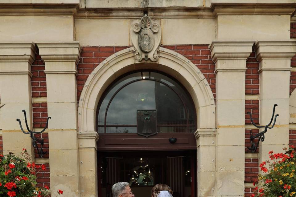 La mariée et son papa