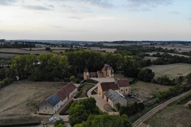 Le château vue aérienne