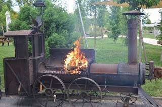 Viande au feu de bois