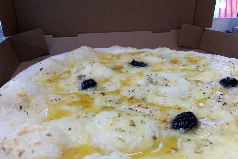 Pizza chevre miel