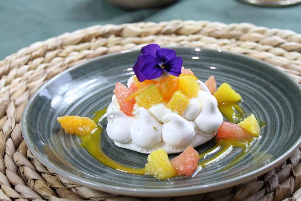 Pavlova aux fruits