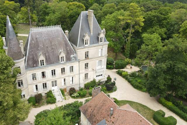 Château vue de haut