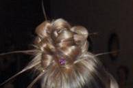 Chignon travaillé