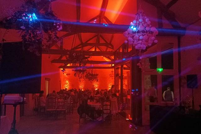 Ambiance tamisée rouge