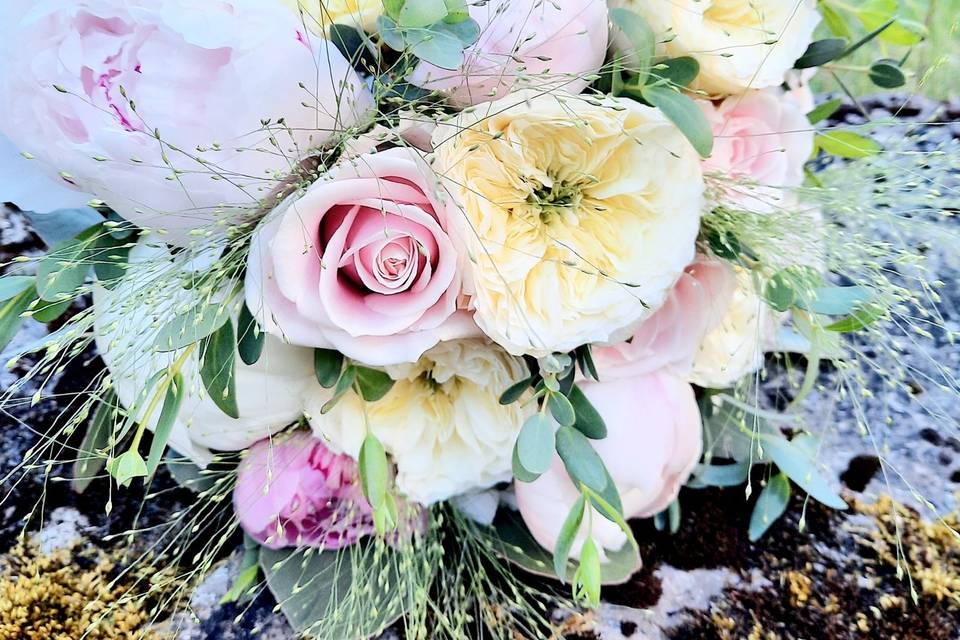 Bouquet de mariée champêtre