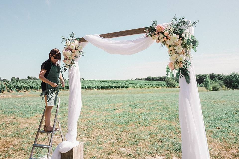 Mariage plein air