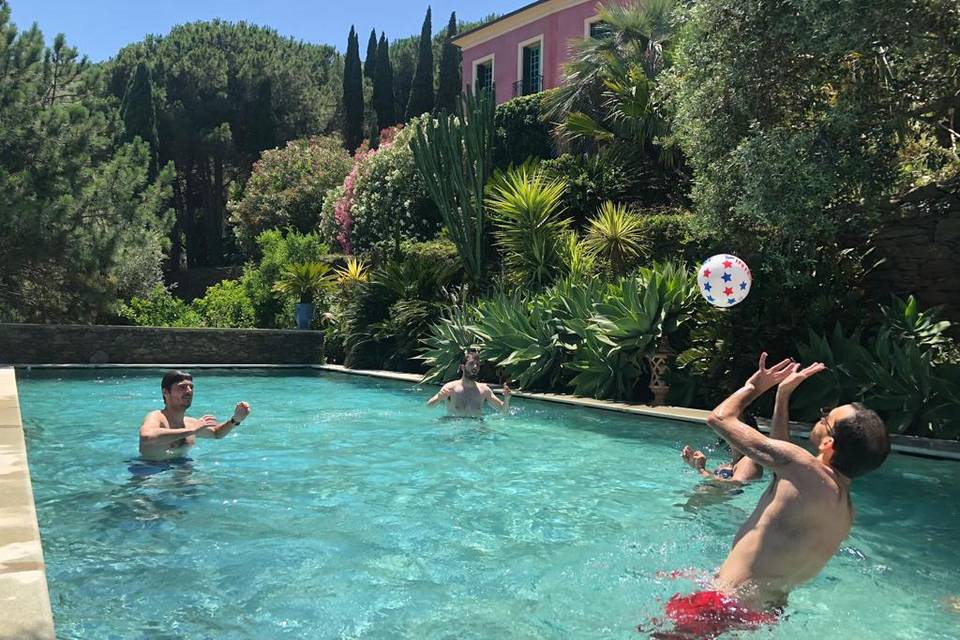 Terrasse n°3 avec piscine