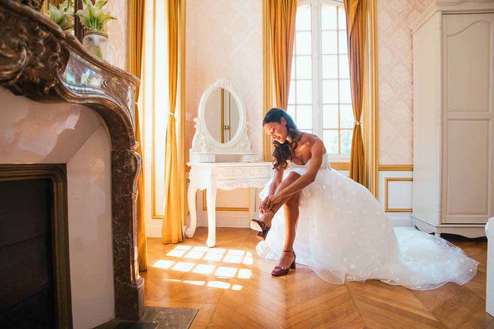 Préparation de la mariée