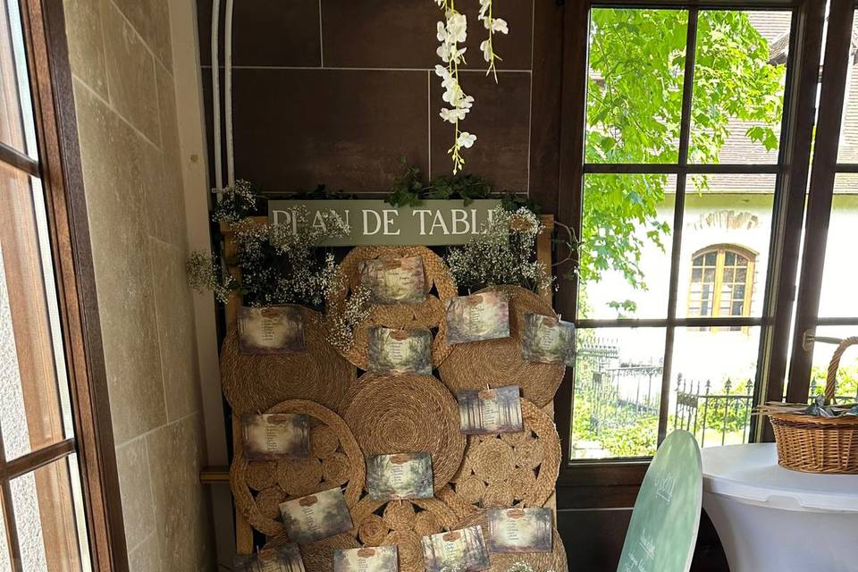 Tables de mariages