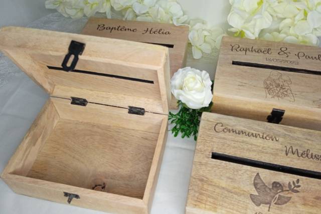Urnes bois personnalisée