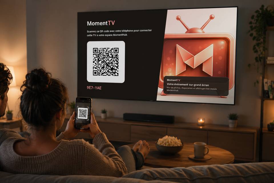 MomentTV accès QrCode