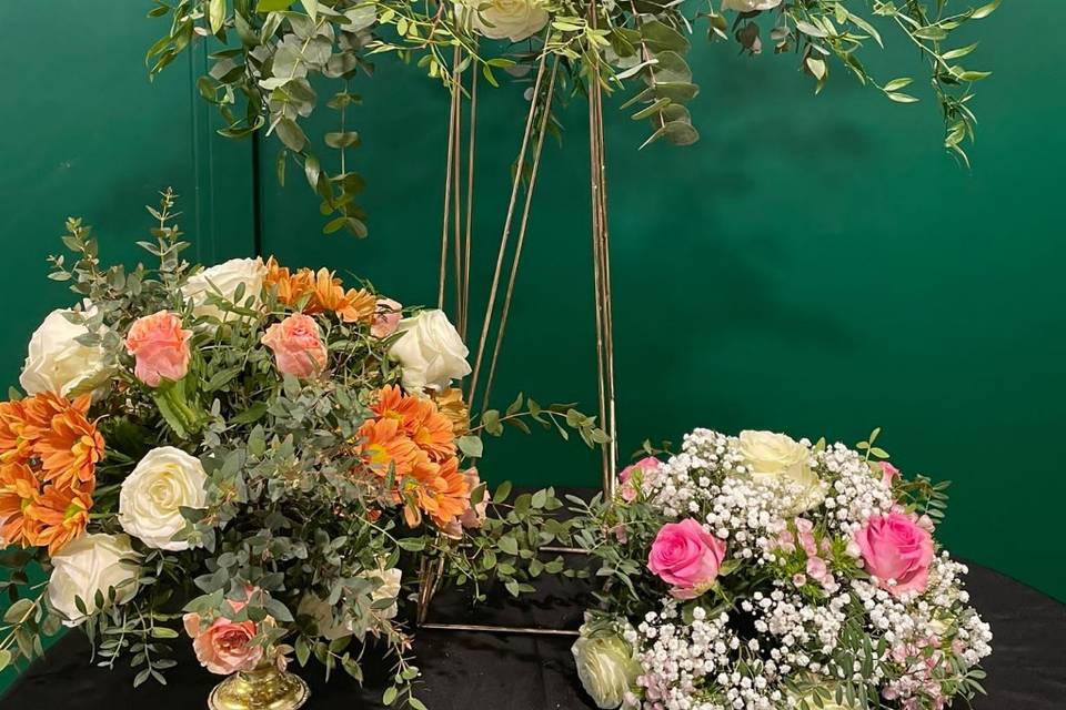 Bouquets pour table invités