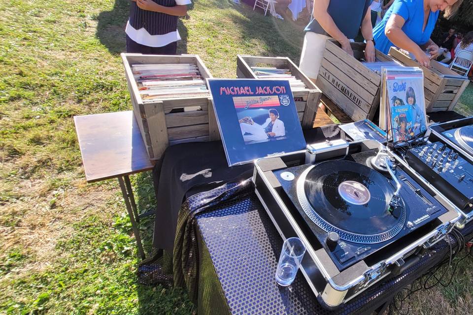 Bar à vinyles