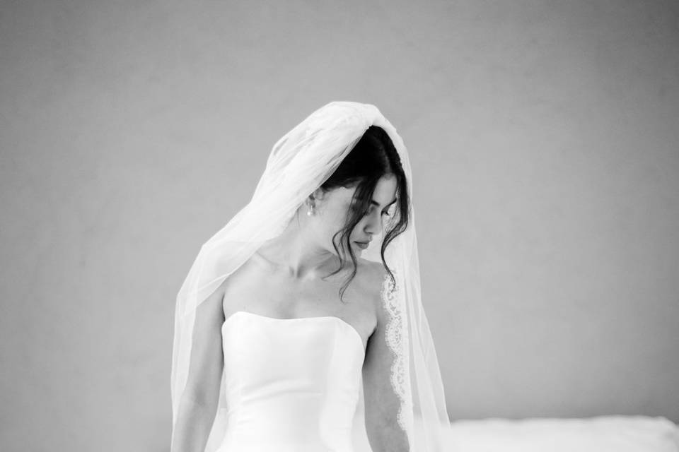 La mariée et son voile