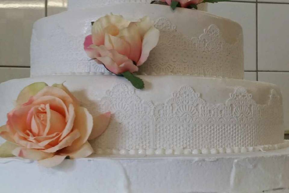 Wedding cake romantique