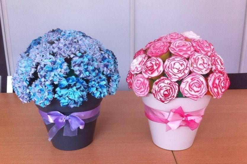 Bouquets de cupcakes