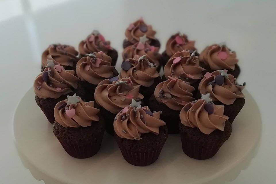 Minis cupcales chocolat