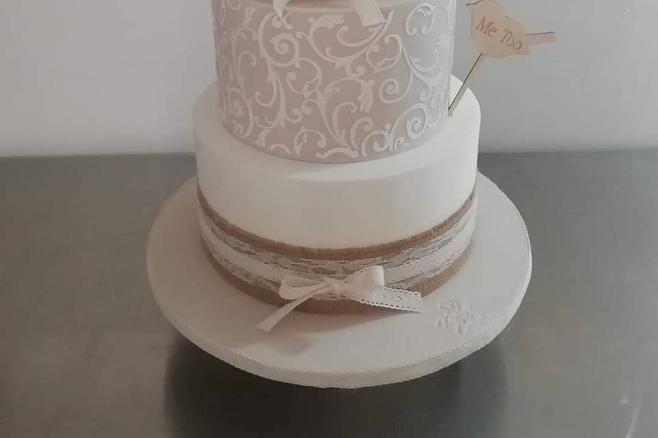Wedding cake esprit naturel