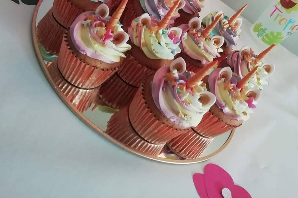 Cupcakes licorne