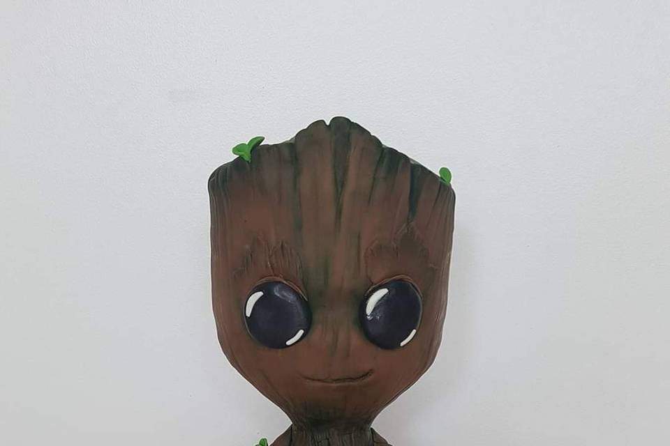 3D cake baby Groot