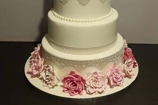 Wedding cake élégant