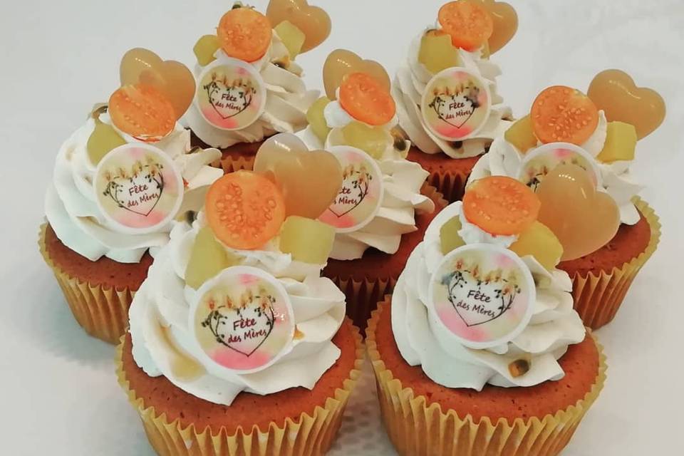 Cupcakes fruits exotiques