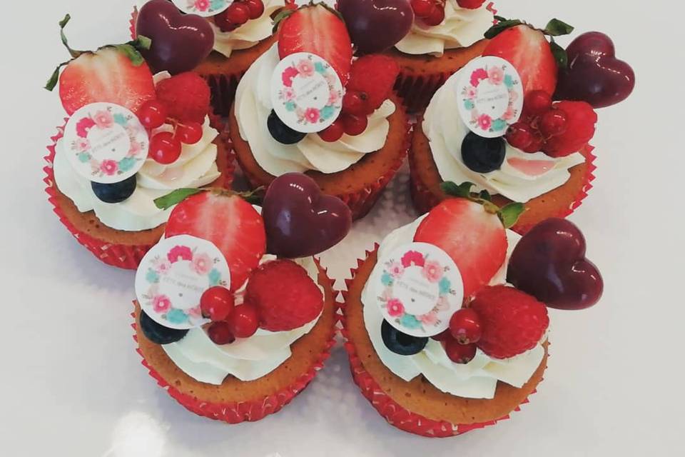 Cupcakes fruits rouges