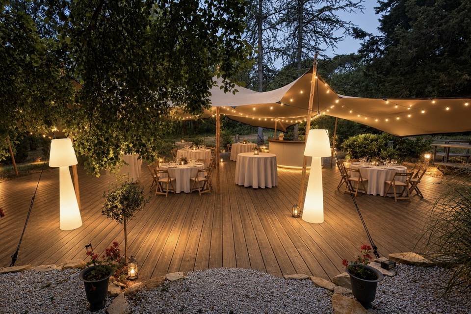 Mariage dans le jardin