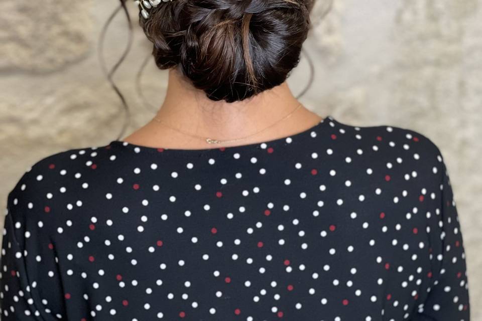 Chignon à tresse