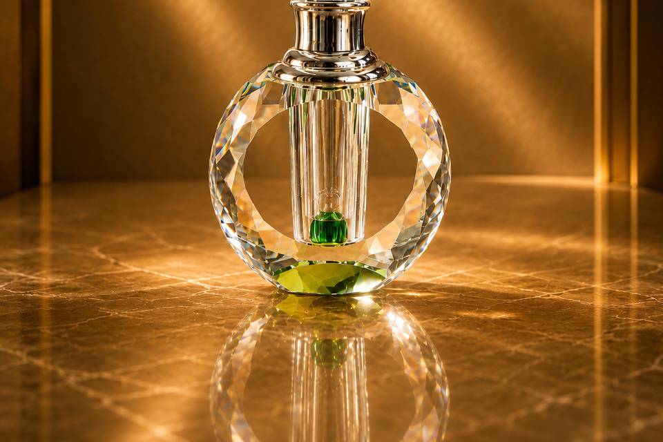 Flacon perle de cristal