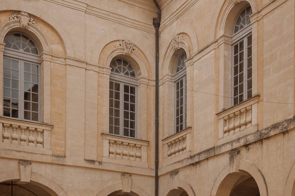 Arrivée à la mairie