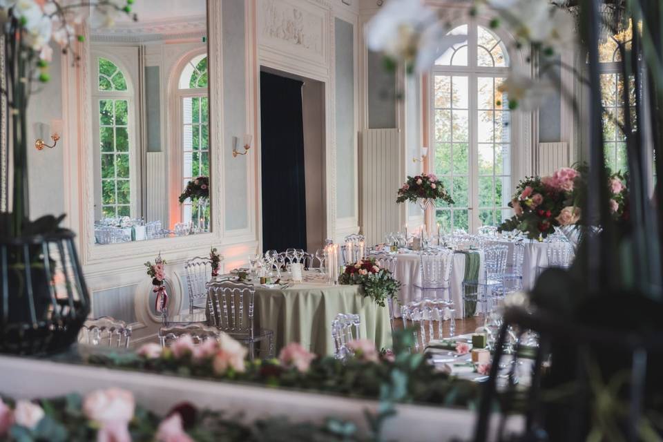 Centre de table des invités