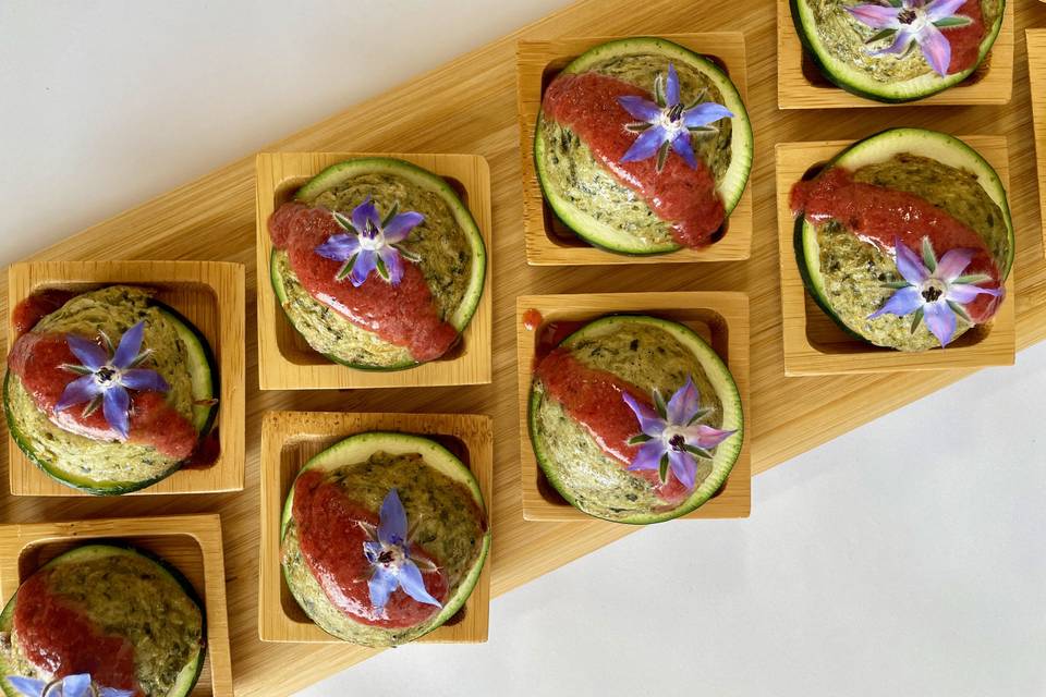 Bouchées de courgettes
