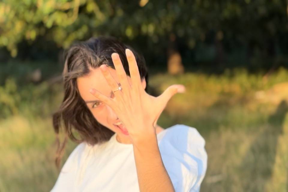 Vidéo annonce fiançailles