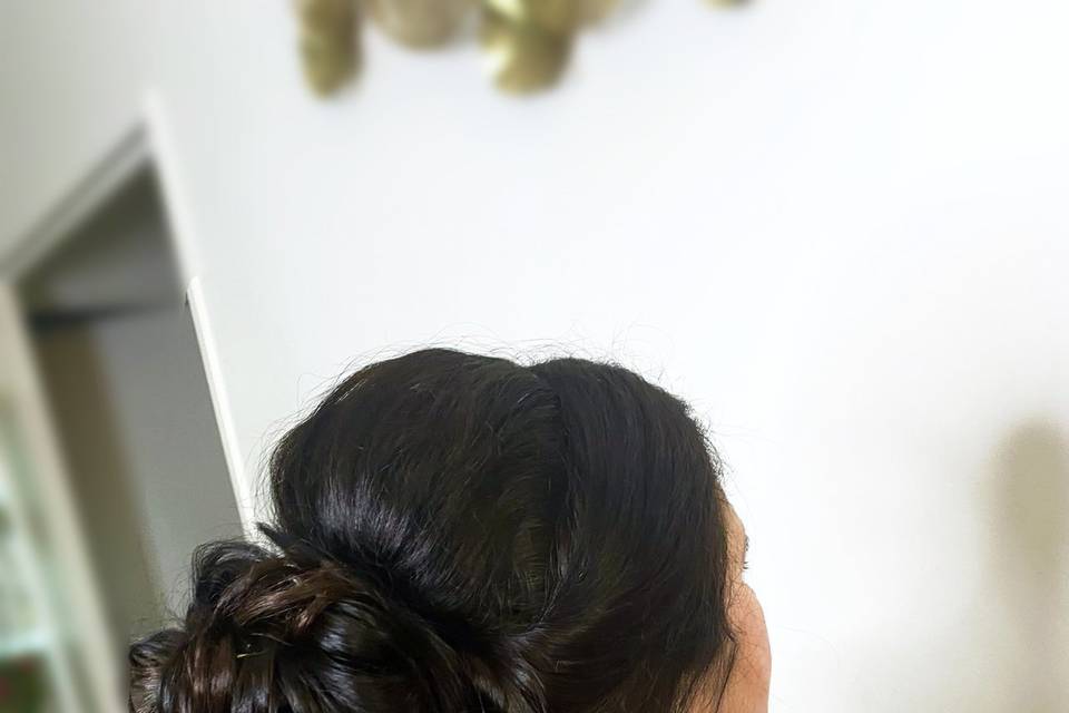 Chignon bohème