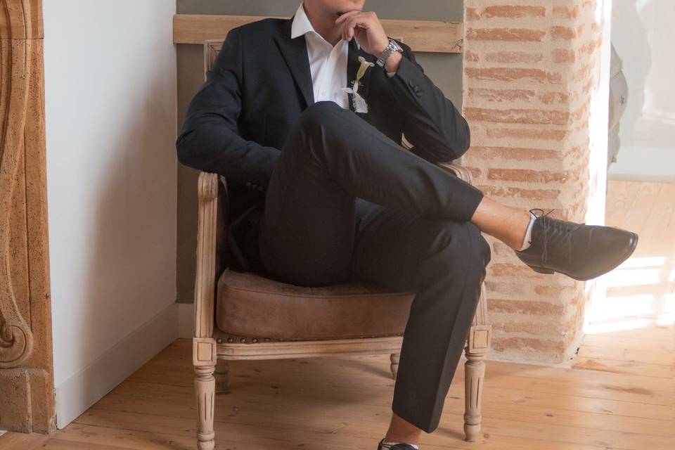 Le marié qui patiente