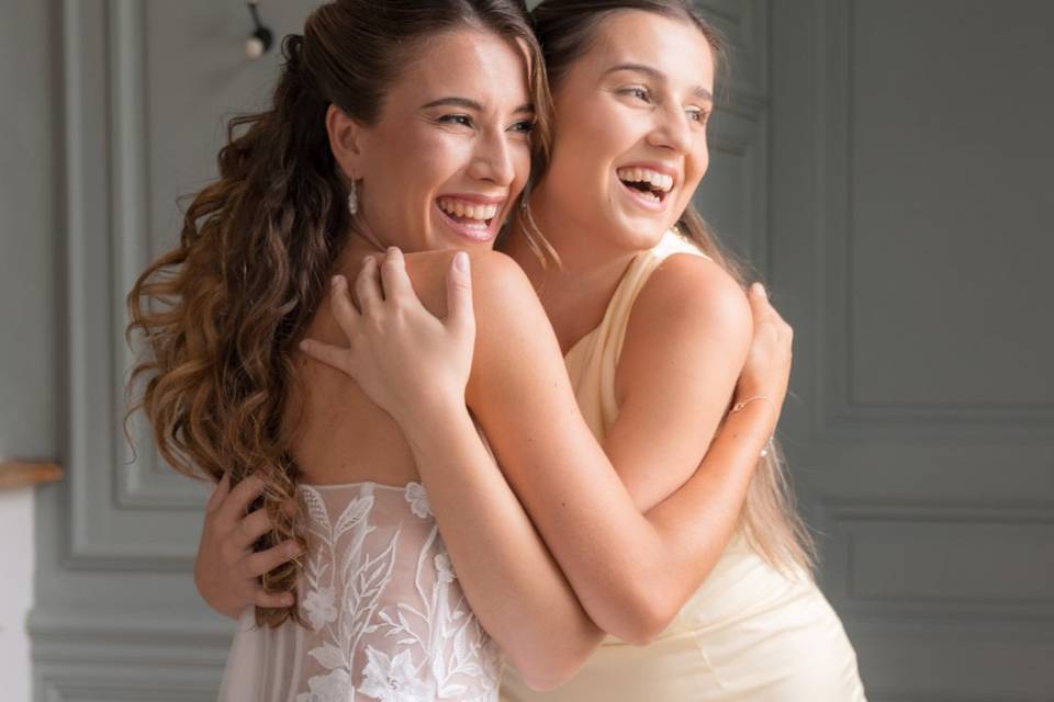 Préparatif de la mariée Joanna