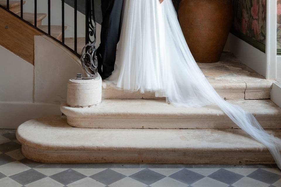 Photo de couple au Chateau