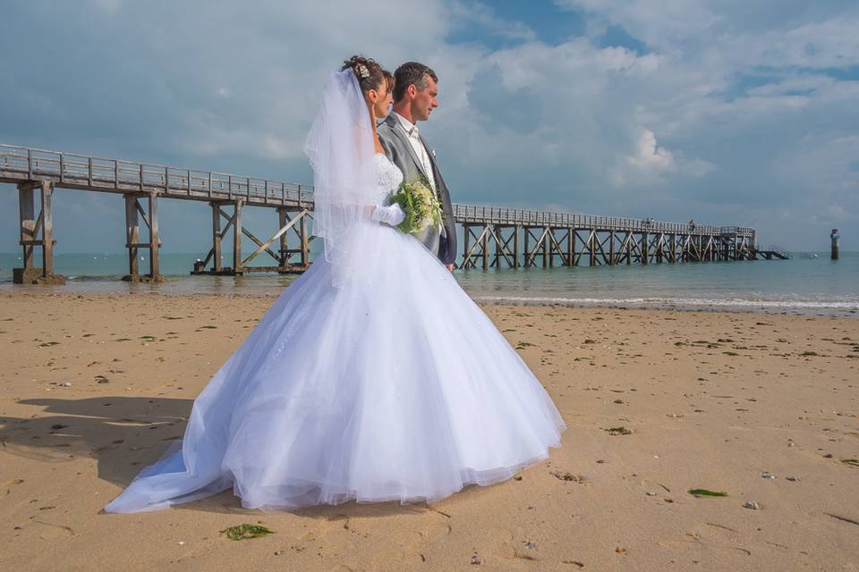 Romance sur la plage