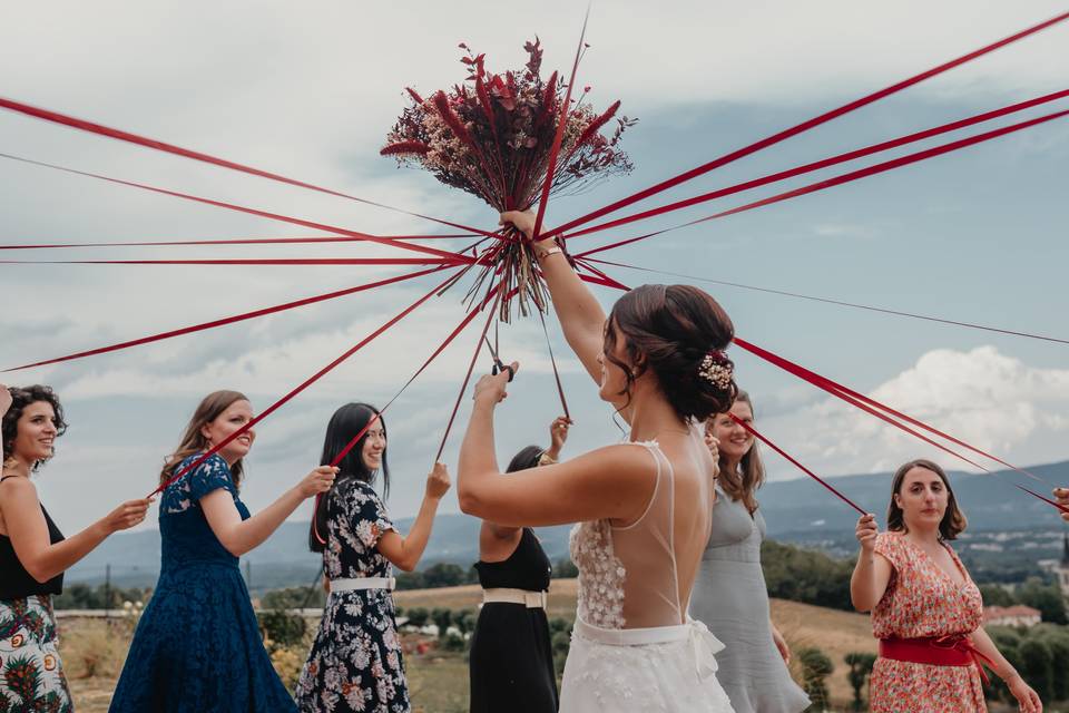 Lancé de bouquet